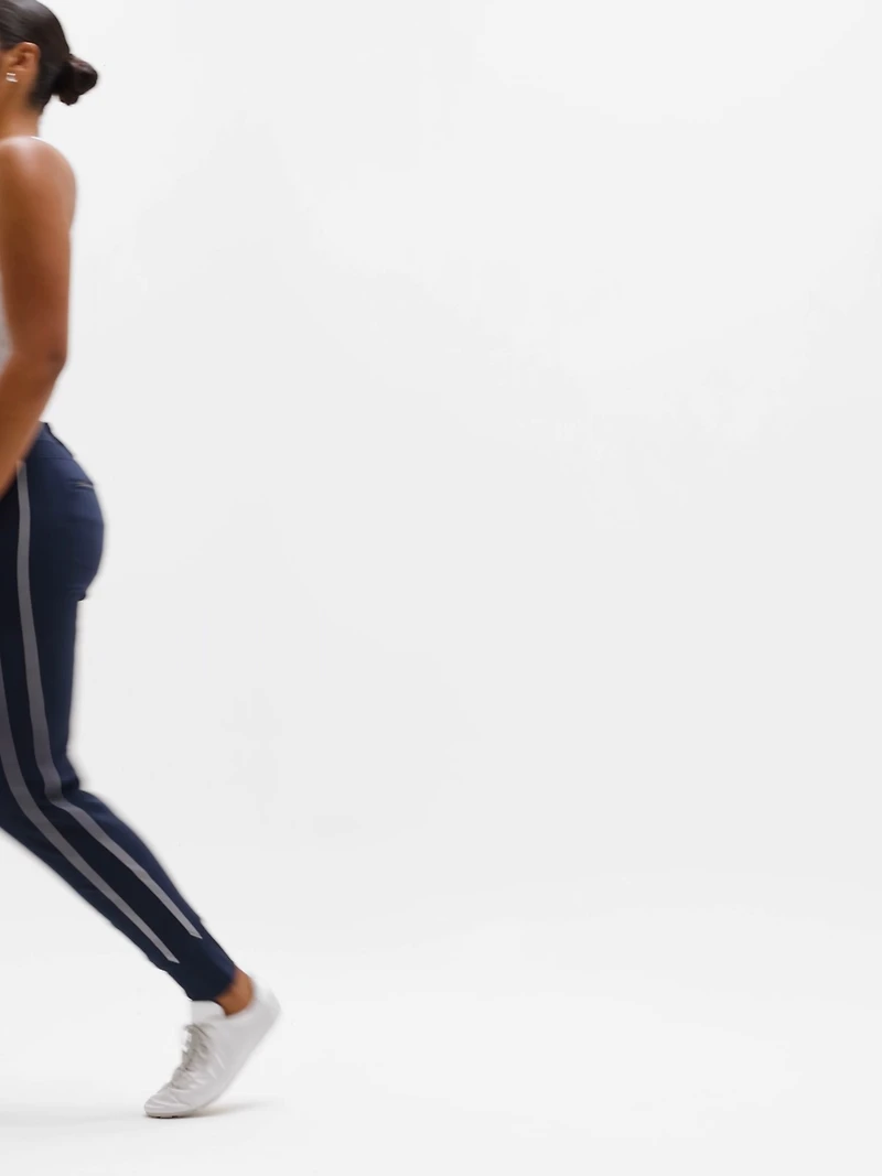Venice High Rise Track Stripe Jogger