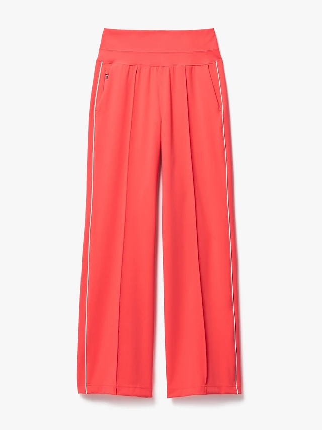Venice High Rise Track Stripe Wide Leg Pant