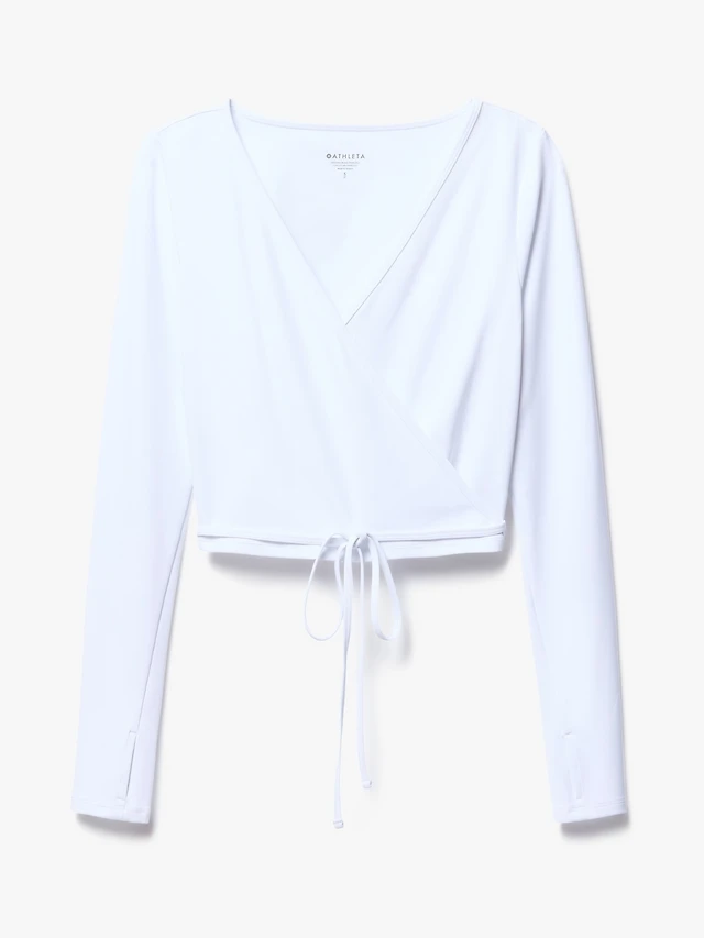 Transcend Wrap Crop Top