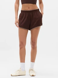 Airy Cotton Terry Mid Rise Picot Shortie