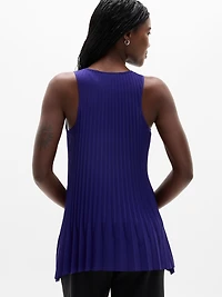 Featherweight Plissé Tank