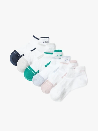 Athleta Girl Everyday Ankle Sock 6-Pack