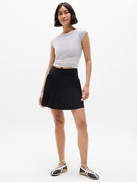 Featherweight Plissé Skort