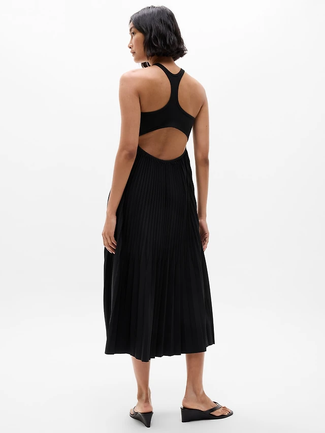Featherweight Plissé Dress