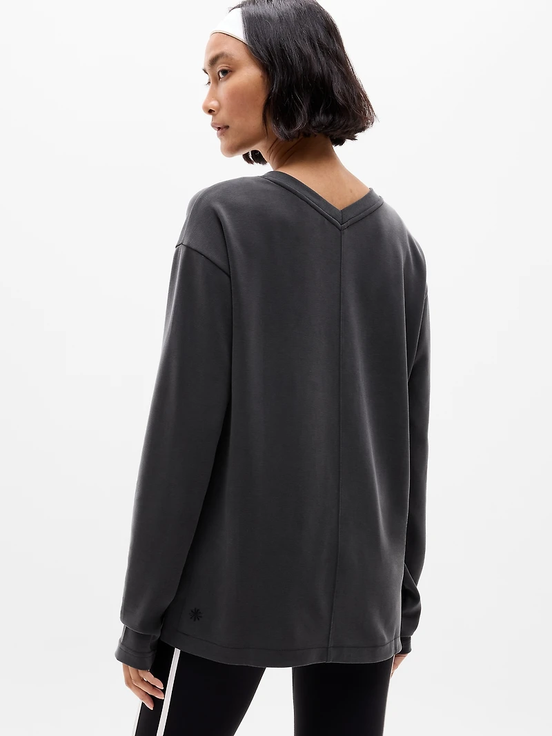 Seasoft V Neck Sweatshirt