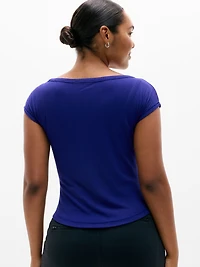 Perfect Rib Boatneck Tee