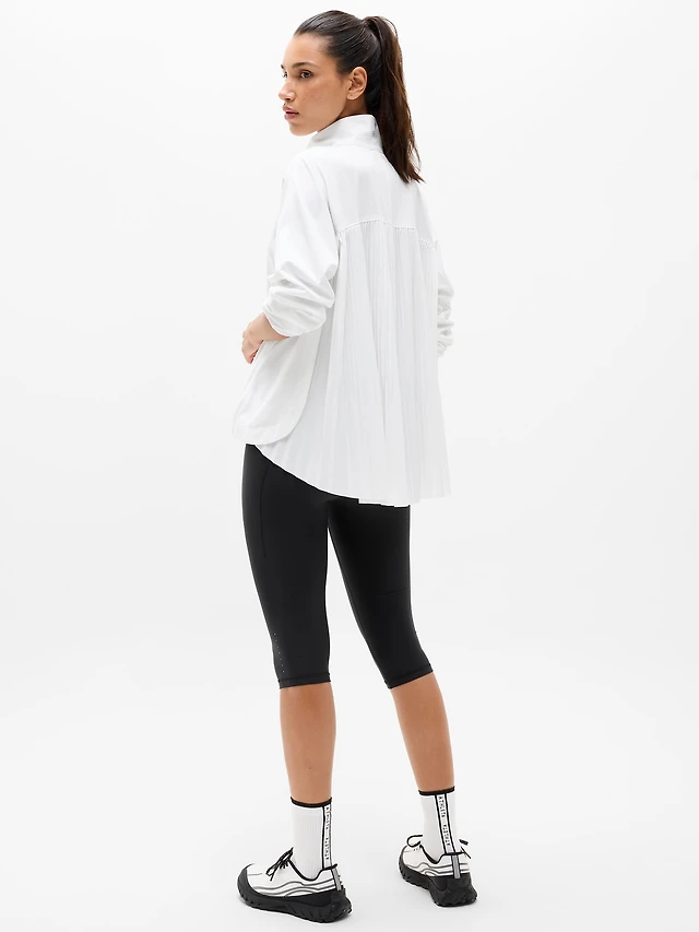 Featherweight Plissé Jacket