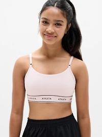Athleta Girl High Speed Logo Adjustable Bra