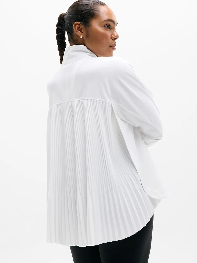 Featherweight Plissé Jacket