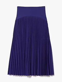 Featherweight Plissé Midi Skirt