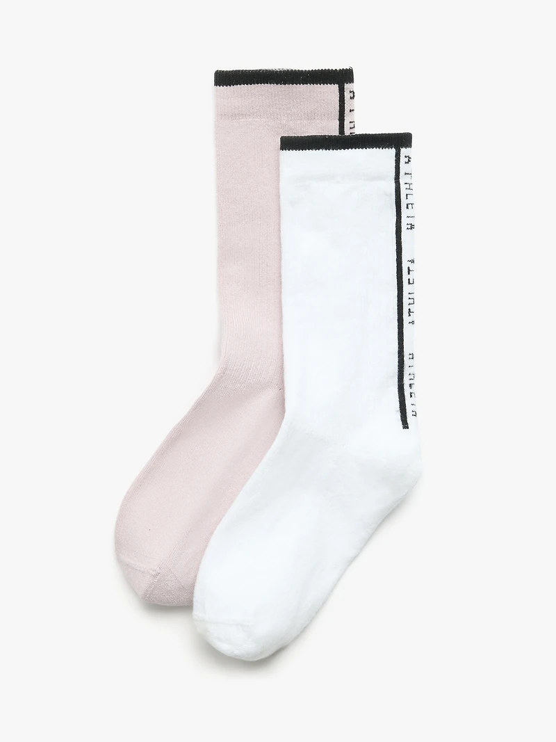 Athleta Novelty Crew Sock 2-Pack