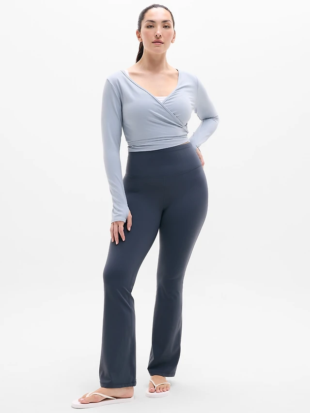 Transcend Wrap Crop Top