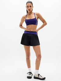 Featherweight Plissé Run Short