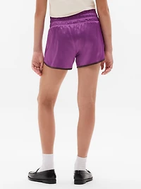 Athleta Girl Run Free Satin 2.5" Short