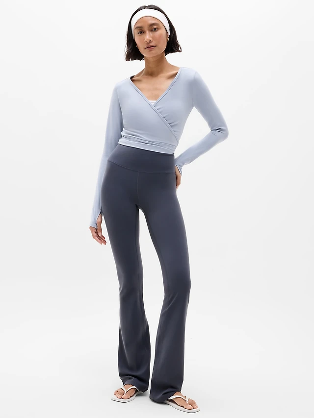 Transcend Wrap Crop Top