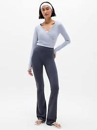 Transcend Wrap Crop Top