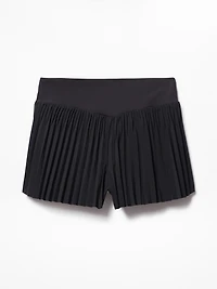 Featherweight Plissé Run Short