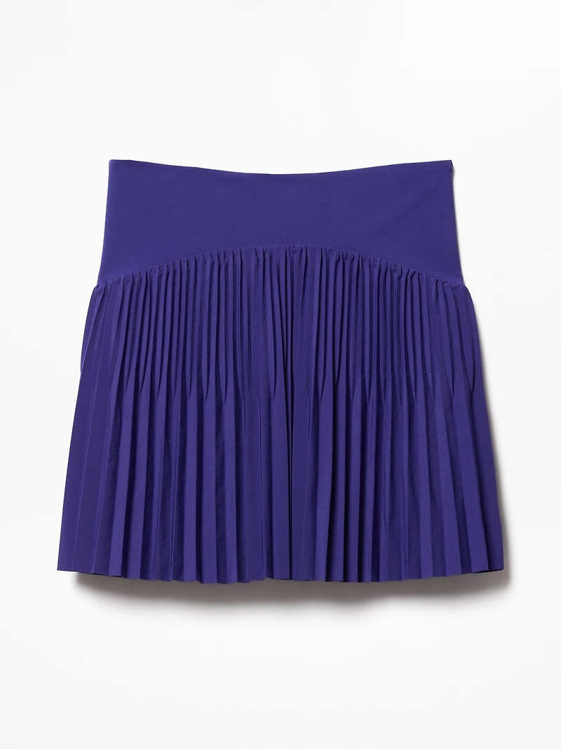 Featherweight Plissé Skort