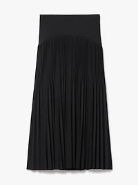 Featherweight Plissé Midi Skirt