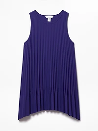 Featherweight Plissé Tank