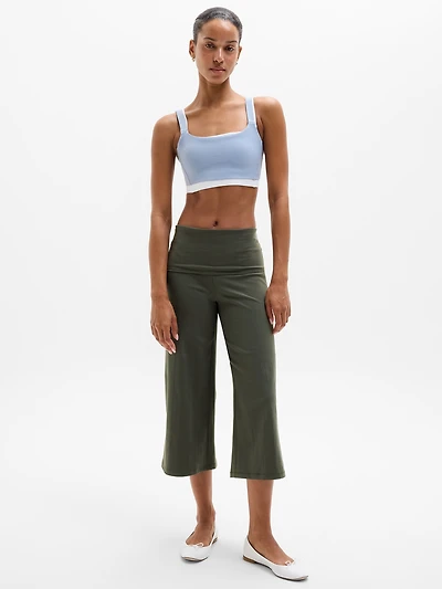 Eternity Rib Crop Wide Leg