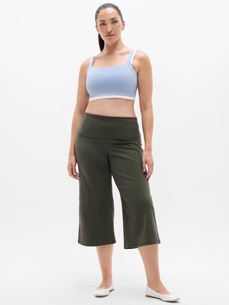 Eternity Rib Crop Wide Leg