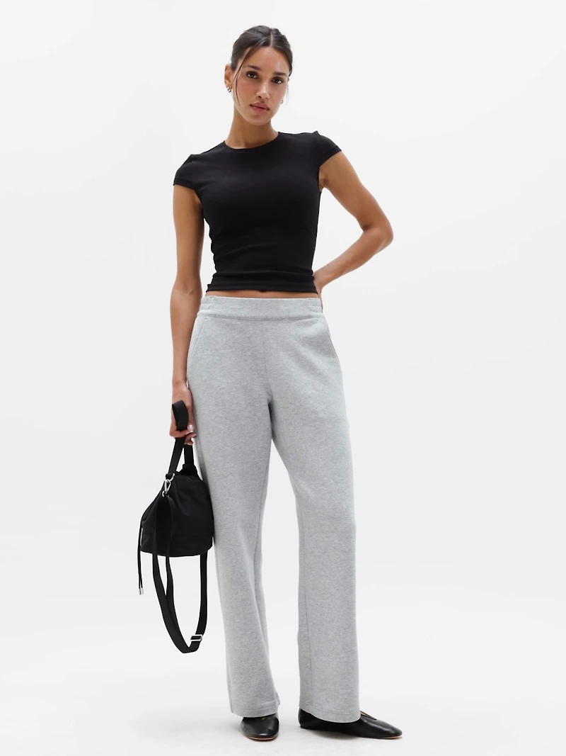 Form Knit Mid Rise Straight Pant