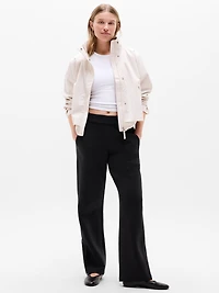 Form Knit Mid Rise Straight Pant