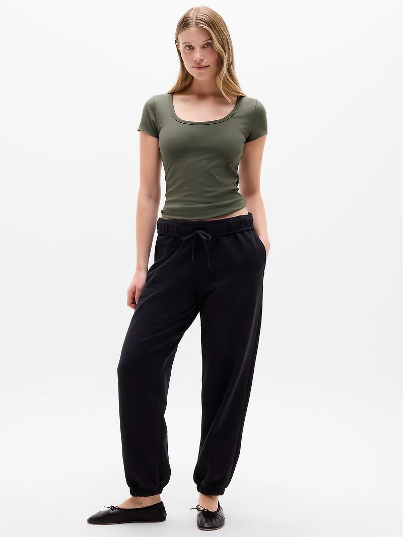Signature Rib Scoop Tee