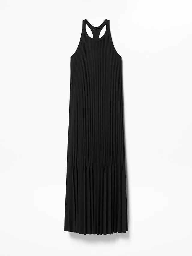 Featherweight Plissé Dress