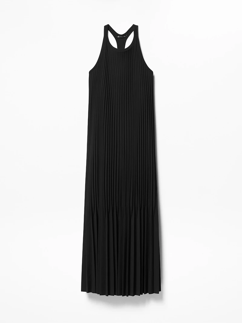 Featherweight Plissé Dress
