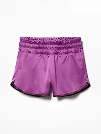 Athleta Girl Run Free Satin 2.5" Short