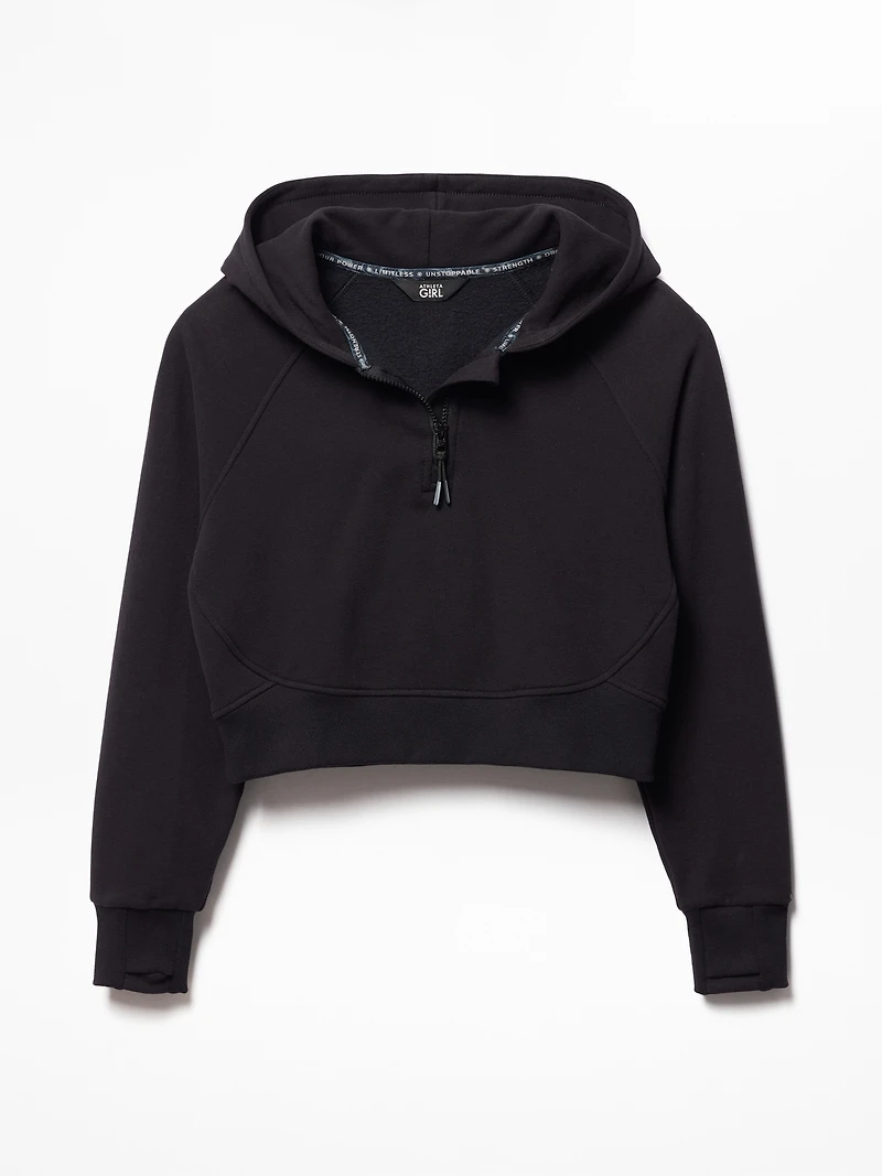 Athleta Girl All Day Half Zip Hoodie
