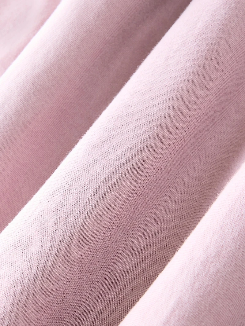 Airy Cotton Terry Snow Wash Capri