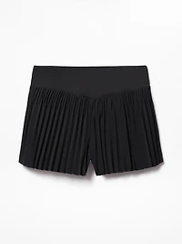 Featherweight Plissé Run Short