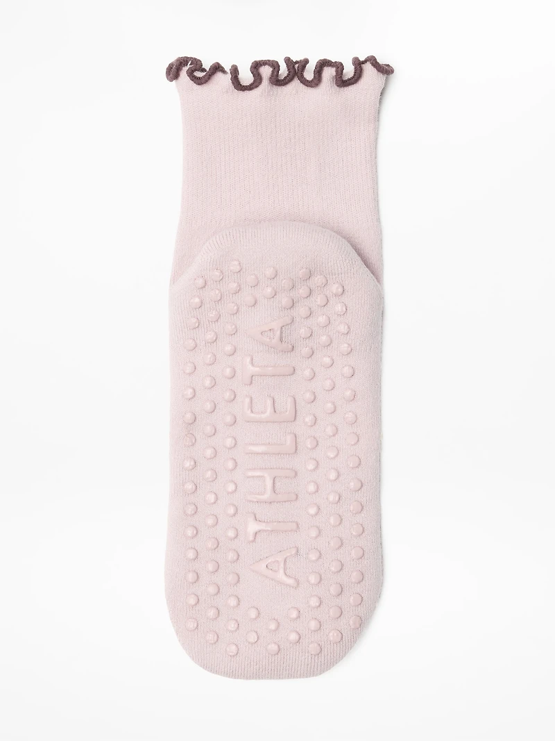 Ruffle Grip Sock