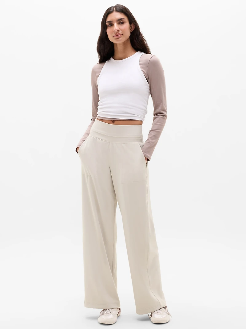 Venice High Rise Wide Leg Pant