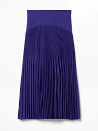 Featherweight Plissé Midi Skirt