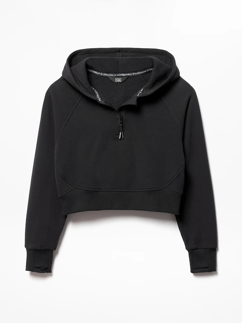 Athleta Girl All Day Half Zip Hoodie