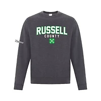RUSSELL COUNTY ATCF2400 CREWNECK SWEATSHIRT (DARK HEATHER GREY)
