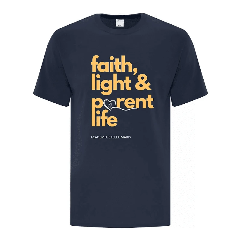 STELLA MARIS FAITH, LIGHT AND PARENT LIFE ADULT T-SHIRTS