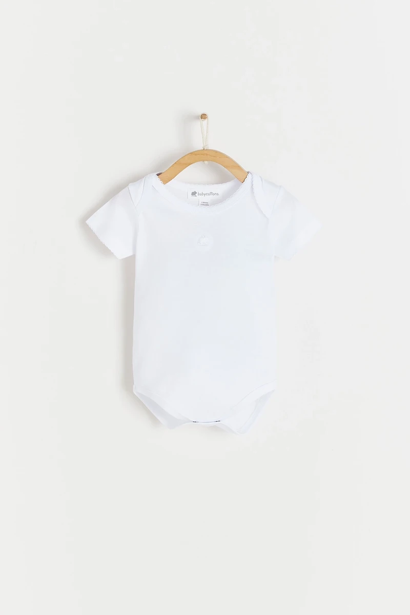 Logo Short Sleeve Bodysuit 2-Pack