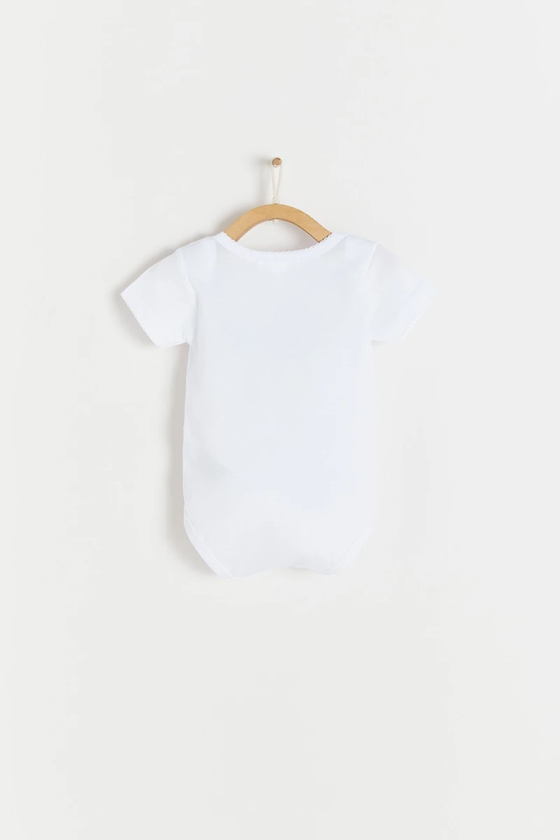 Logo Short Sleeve Bodysuit 2-Pack