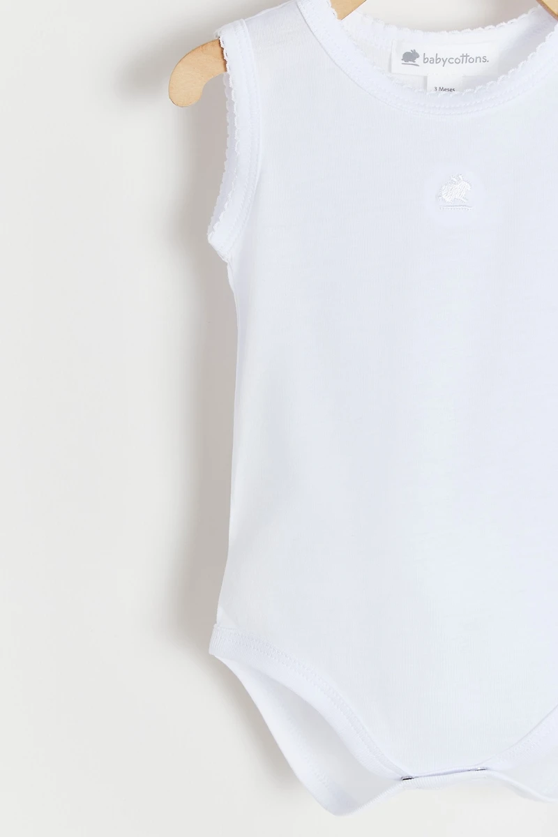 Logo Sleeveless Bodysuit 2-Pack