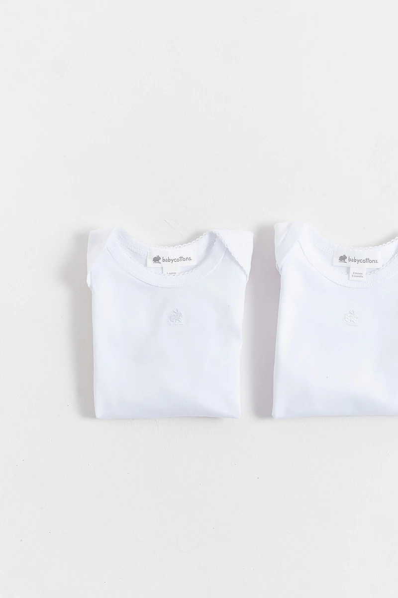 Logo Long Sleeve Bodysuit 2-Pack