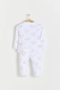 Paws Kimono Top & Pants Set