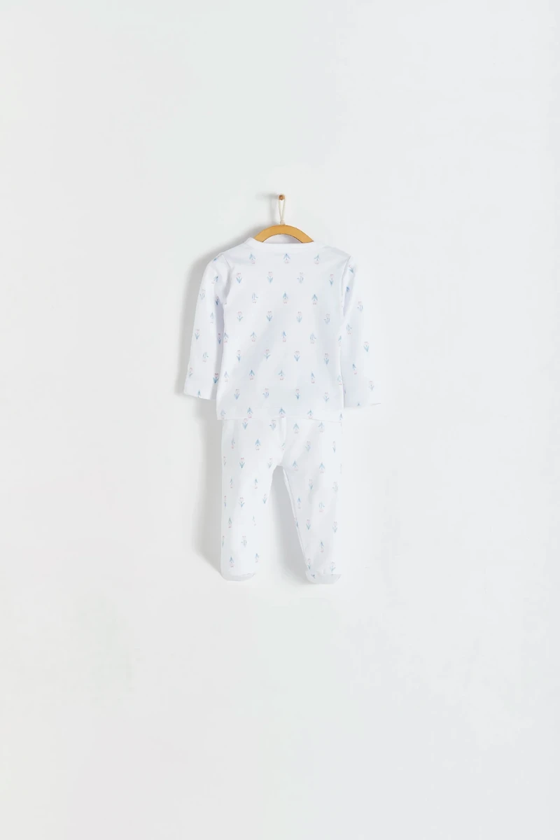 Tulips Kimono Top & Pants Set