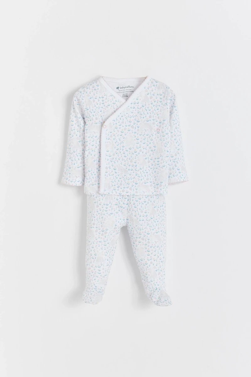 Caramel Kimono & Pants Set