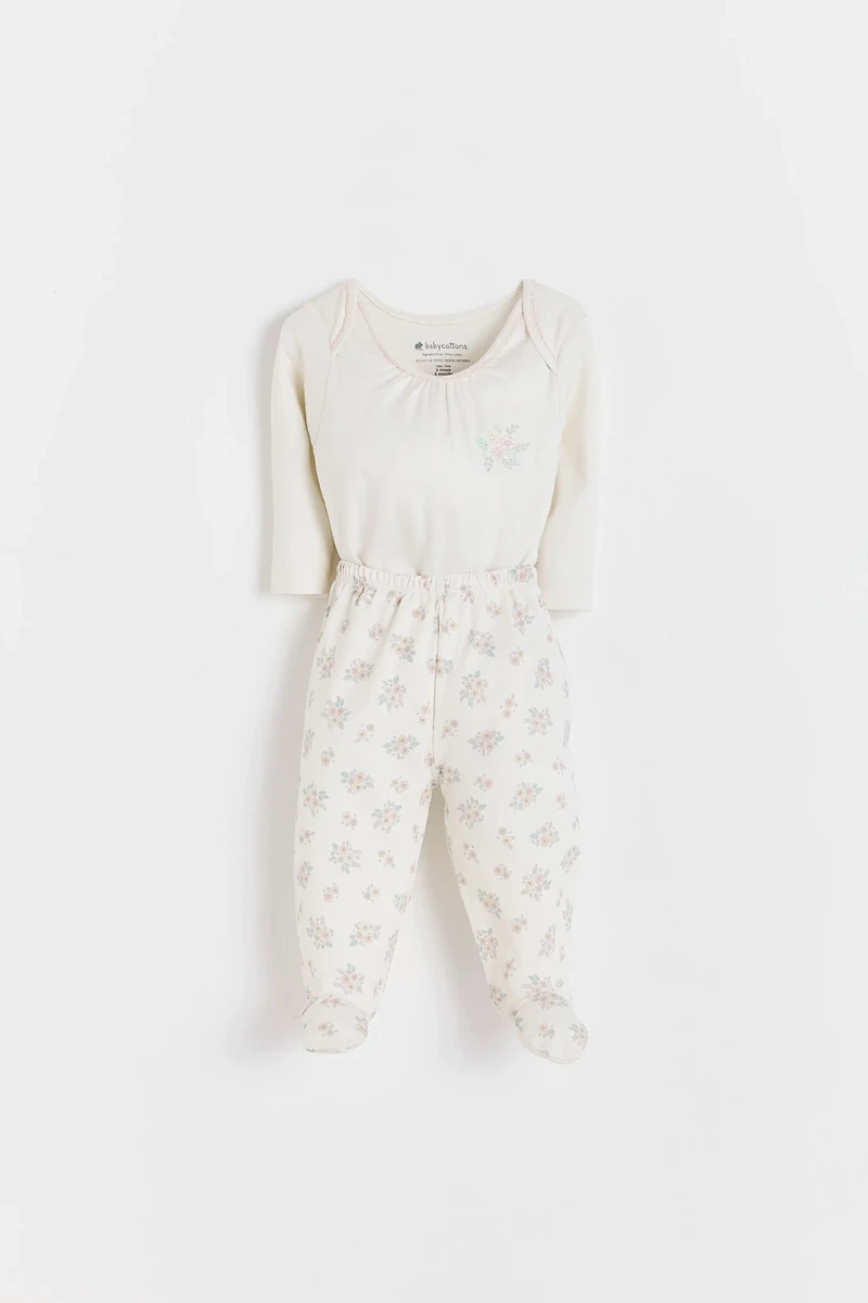 Rosebud Bodysuit & Pants Set