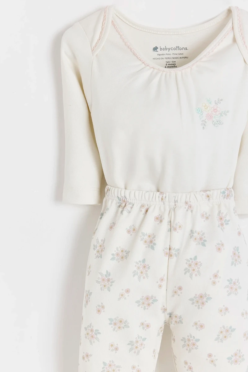 Rosebud Bodysuit & Pants Set